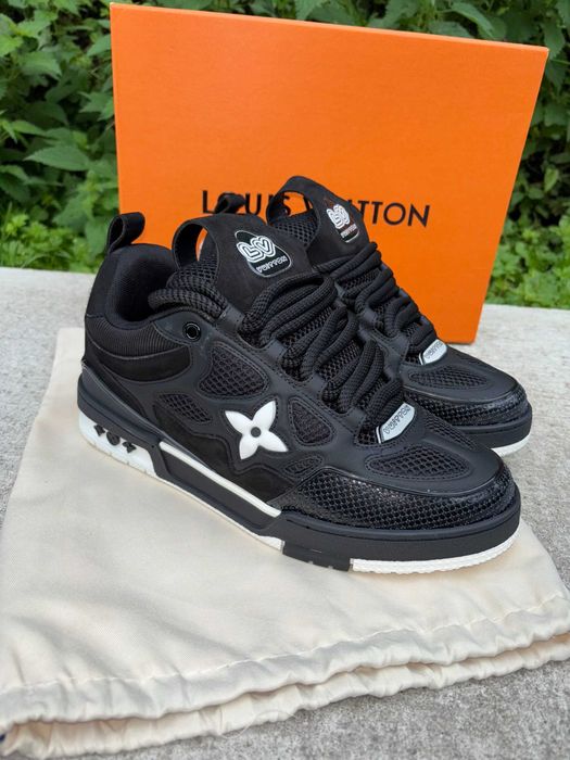 #SUMMER SALE# LV Trainers SKATE Negru Alb - Verificare Colet -