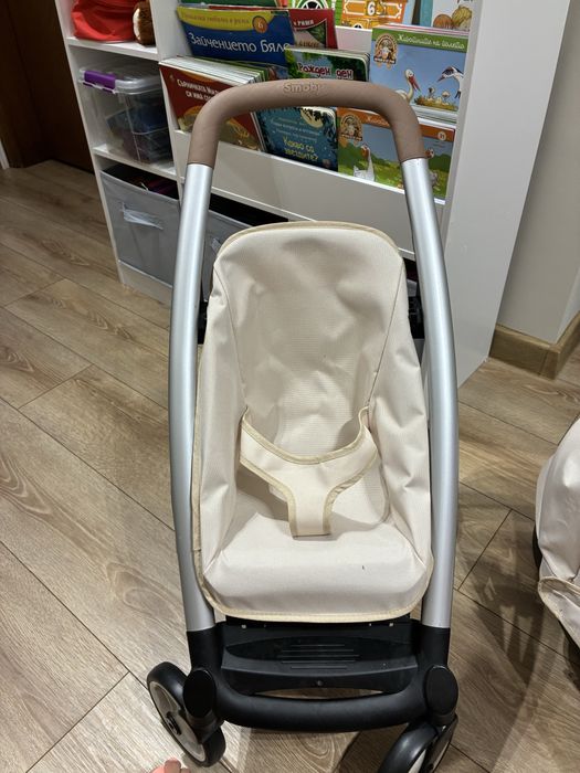 Smoby Maxi-Cosi Количка за кукли бежова 3в1