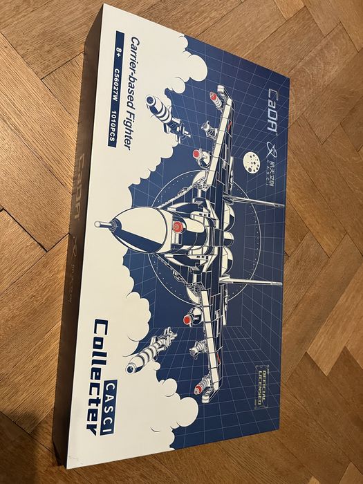 Set de construcție avion de vânătoare tip Lego CaDa Cascii fighter jet