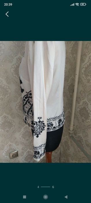 Пиджак шёлк Италия новый