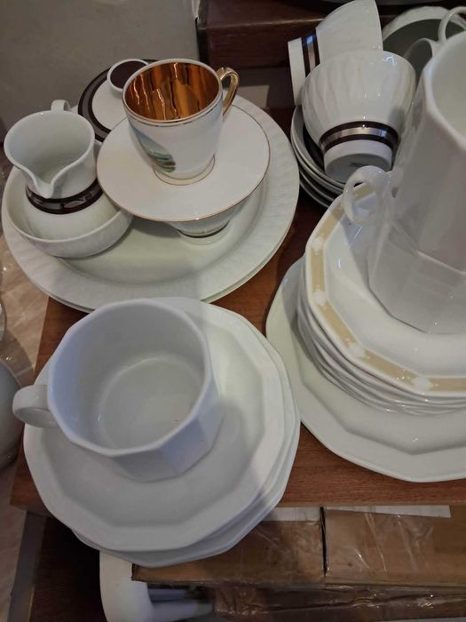 Lot de piese din porțelan și cristal pentru colecție sau completare Seltman, Arzberg, Rosenthal și Villeroy & Boch