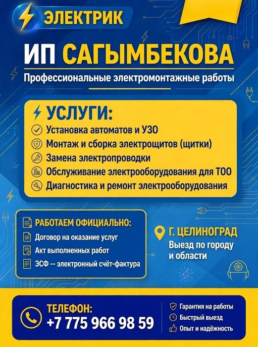 ИП Электрик Амандык