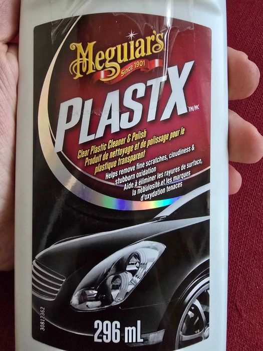 Meguiars PlastX - лак за прозрачна пластмаса