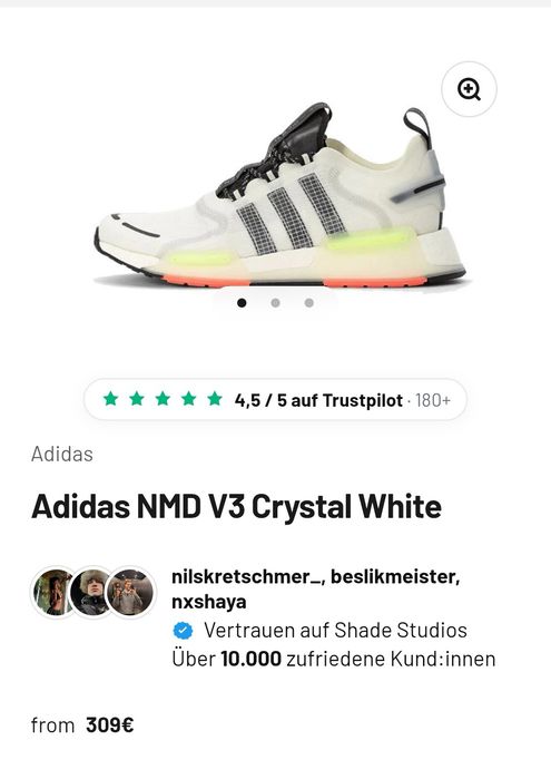 Adidas NMD V3 Crystal White mărimea 36.5