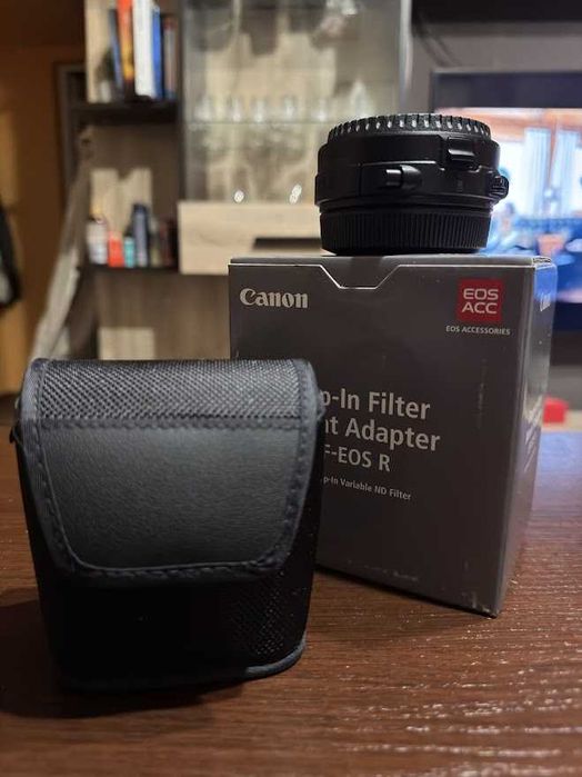 Адаптер Canon EF EOS R Drop in Filter Mount Adapter + Vario ND филтър