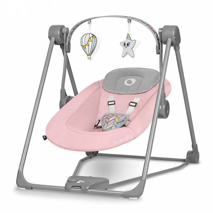 Електрическа люлка LIONELO Otto розова