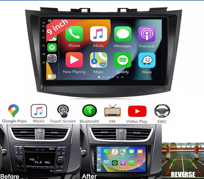 Мултимедия за  Suzuki Swift 4 Навигация Android плеър плеър 2DIN Swift