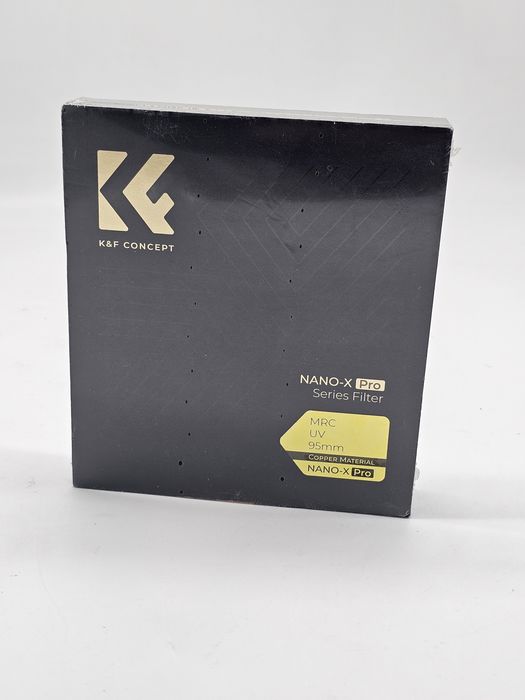 Filtru de protecție UV K&F CONCEPT Nano-Xcel Pro 95 mm, filtru UV MC ultra-subțire cu ramă din alamă, sticlă optică HD cu 36 de straturi de nano-acope