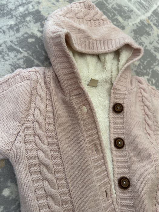 Теплый комбинезон  для девочки 6-9 месяцев