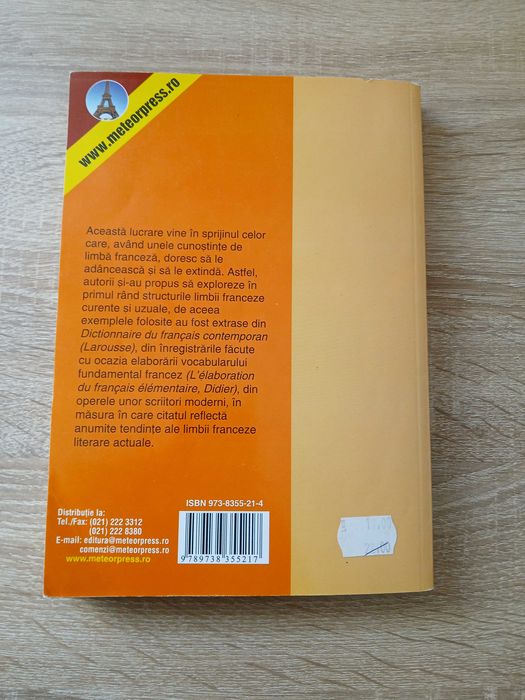Gramatica practică a limbii franceze, Marcel Saraș