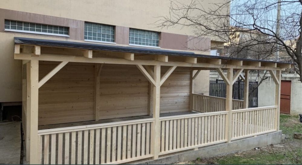 Foișoare terase pergole din lemn