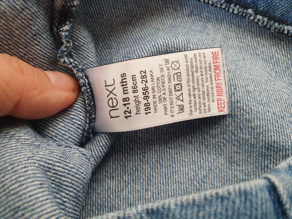 Дънкова рокля, 12-18 м