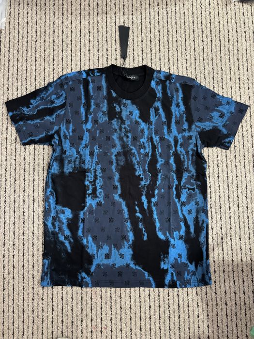 Tricou Amiri Blue Dipped