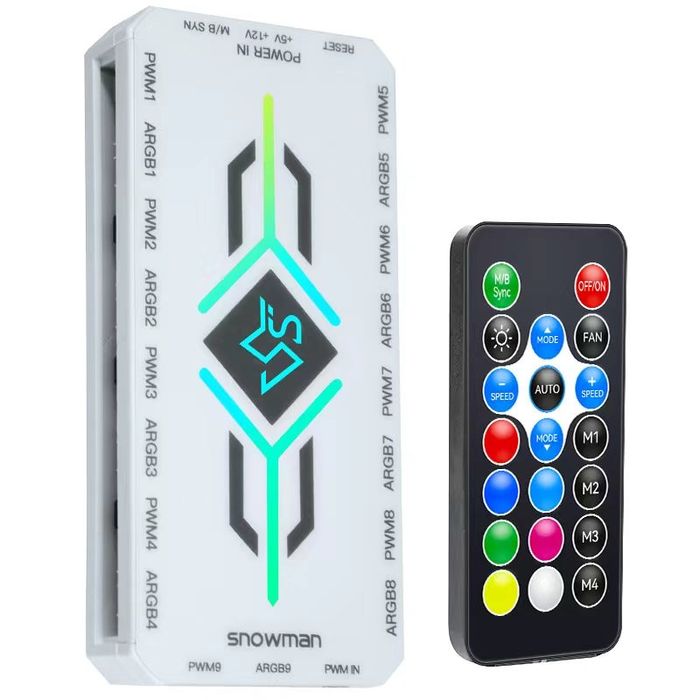 Контроллер snowman  H9  Argb  5 v 3 контактный pwm hub