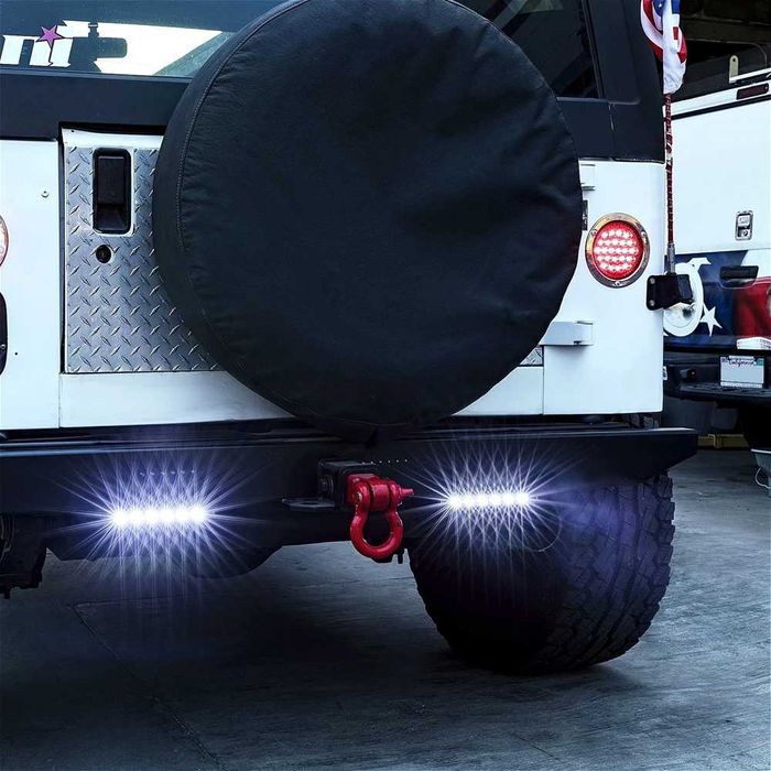 2 броя Мини 18W LED бар за осветление с 6 диода - 12/24V