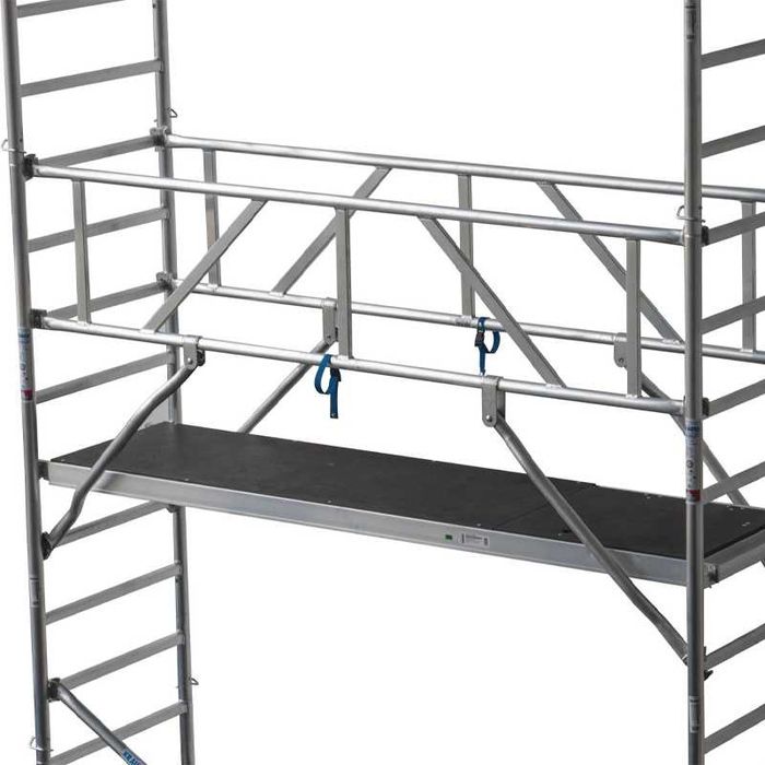 Schela mobila Stabilo S10 0,75 x 2m, aluminiu, inaltime lucru 6,4m - KR-771049