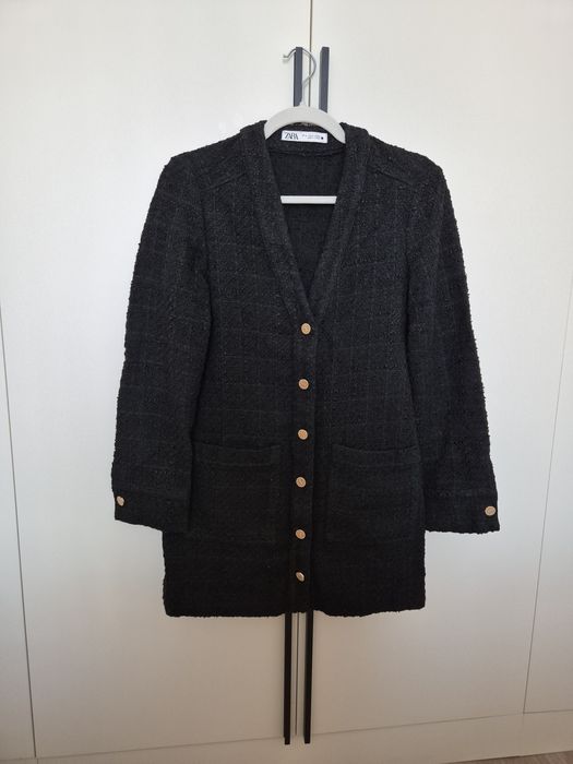 Дълга жилетка букле ZARA