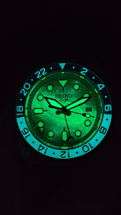 Ceas automatic Seiko GMT modificat