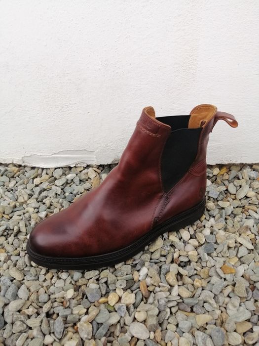 TIMBERLAND ghete 45 bărbați PIELE bocanci TOP | transport GRATUIT‼️FAN