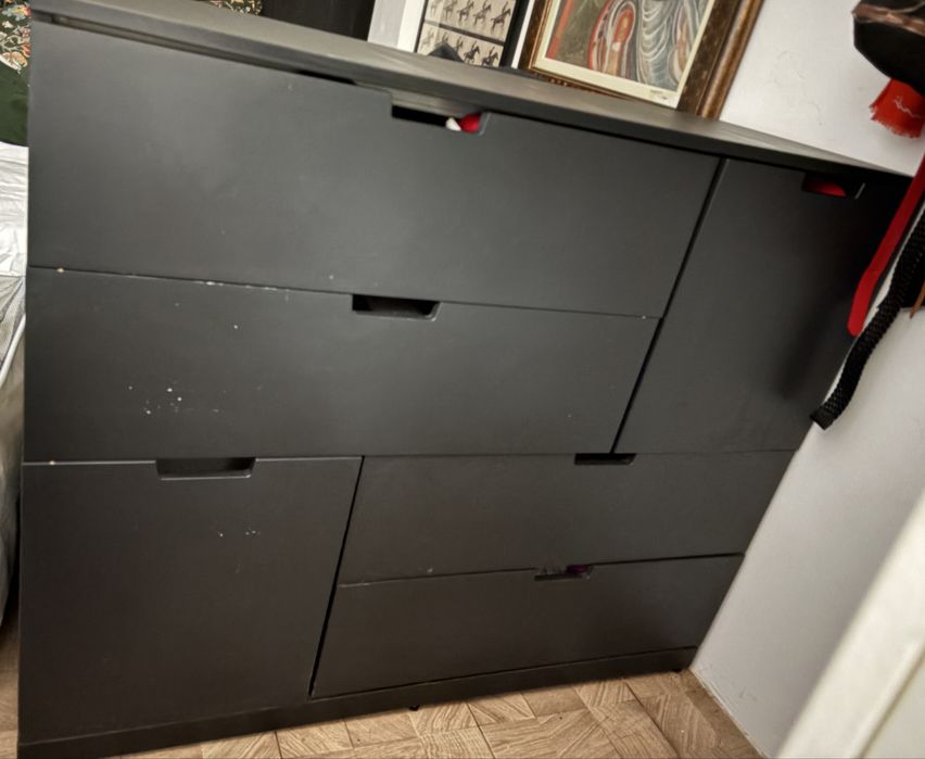 De vanzare comoda neagra, ikea, Nordli