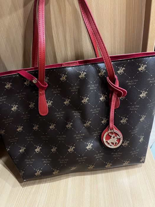 Дамска чанта Beverly Hills Polo Club + несесер