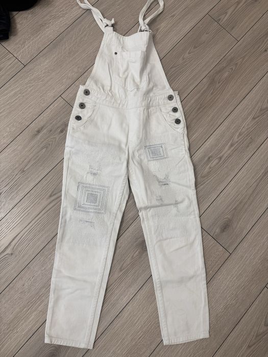 Детский джинсовый комбинезон