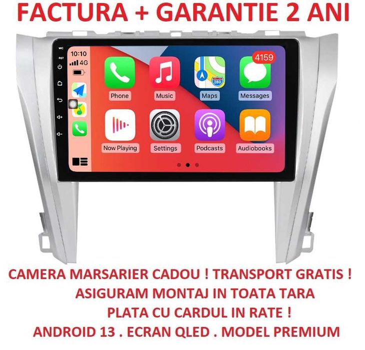 Navigatie Toyota Camry 2015 - 2017,  2GB 4GB 8GB Garantie Camera