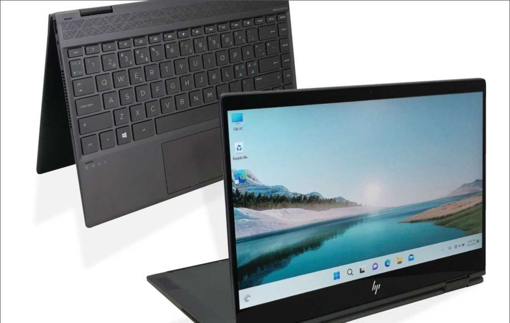 laptop tableta hp envy x360 14" ryzen 3500U 8gb ram ddr4