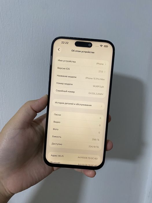 iPhone 15pro max 256GB