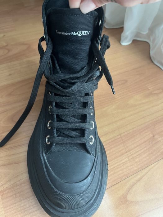 Alexander Mcqueen Tread Slick Boots • 37 Size • Black