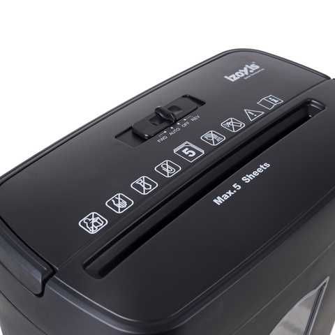 Автоматичен шредер за документи Izoxis 25663, кош 12.5л, ниво на сигурност P4