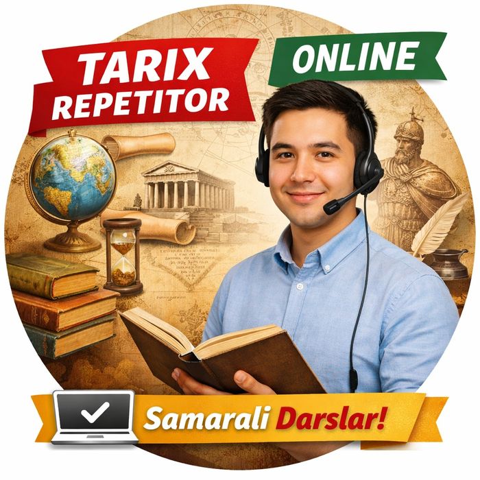 Tarix fanidan tajribali onlayn repetitor.