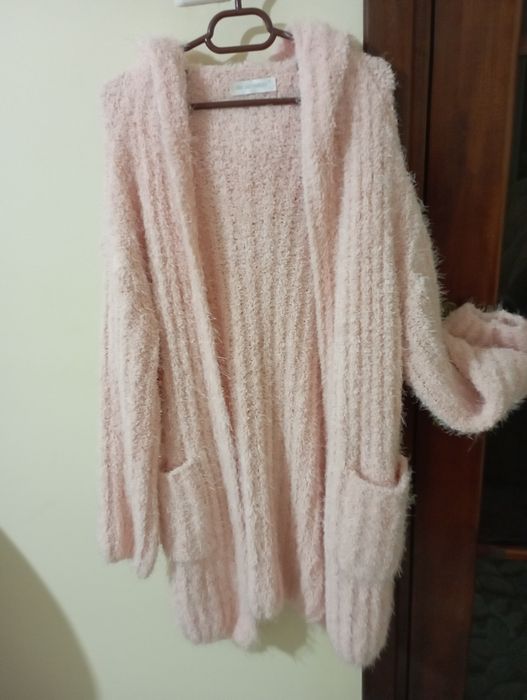 Cardigan lung dama