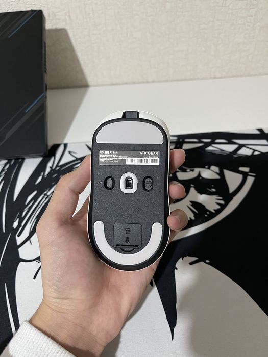 Мышь ATK A9 Pro белый