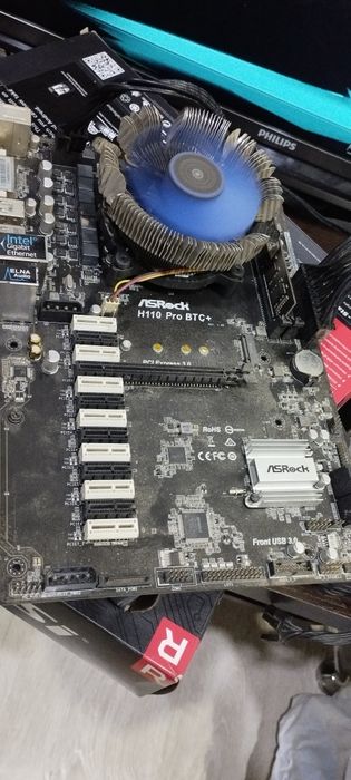 Asrock H110 + 3930 селерон+ 4 gb (2133)  ддр4