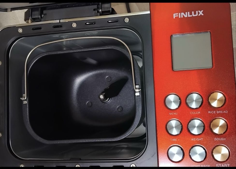 Хлебопекарна Finlux FBM-1684IX RED , 500 / 750 /1000 гр. , 600 W