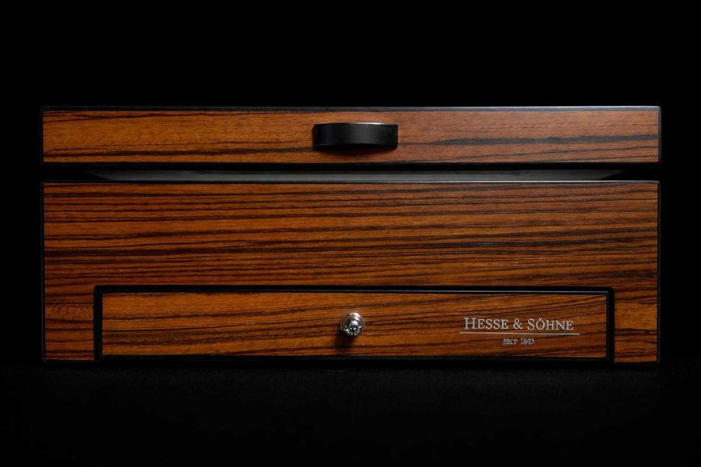 Cutie LUX Ceasuri & Bijuterii Heisse & Söhne Vegas - Abanos - NOUĂ