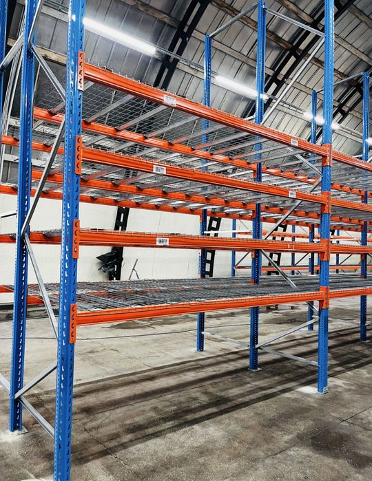 Rafturi metalice cu polițe din plasa zincate 626x0111