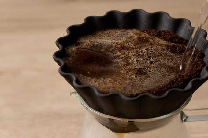 Filtru de cafea Ceramica poroasa Kubota + Dim mica + Set ceasca alba