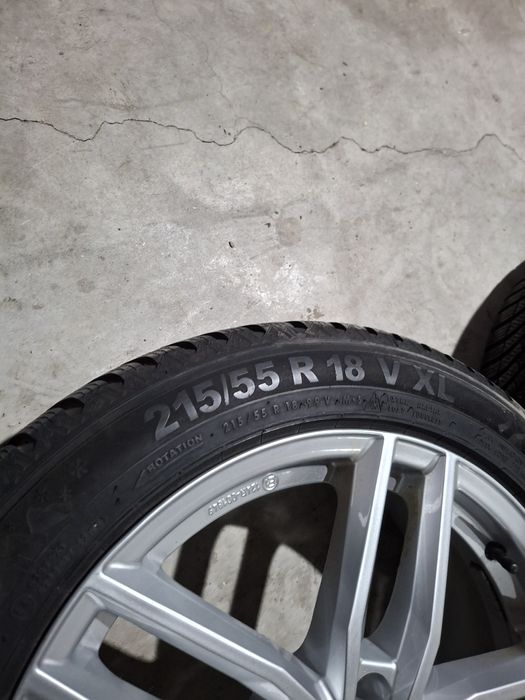 Jante pe 18” + Anvelope 215/55 R18 – Semperit