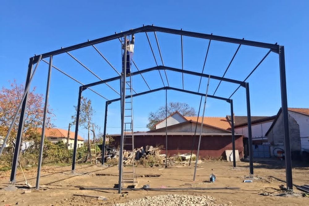 Vand structura metalica 10x25x4h pret super eftin