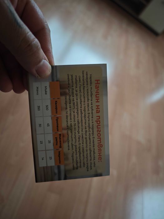 Здравейте, продавам карти с рецепти