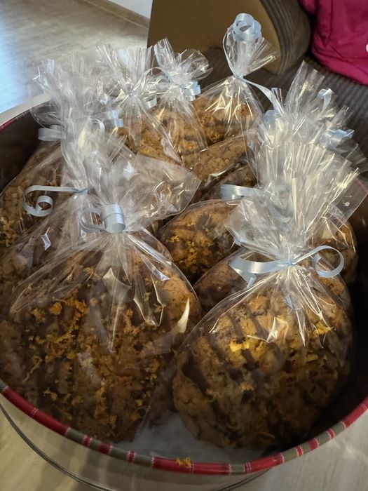 Домашни ОГРОМНИ бисквити (150гр), погача, рожден ден, кръщене, сватба