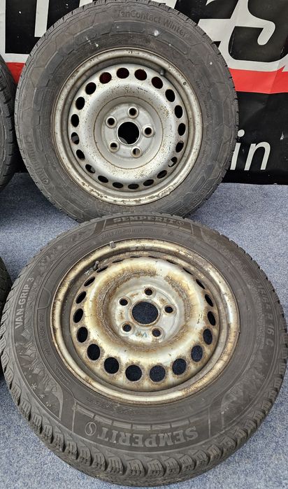 JanteTabla 16''5x120+Cauciucuri 215-65-16''C-VwT5/Transporter/Multivan/Caravelle