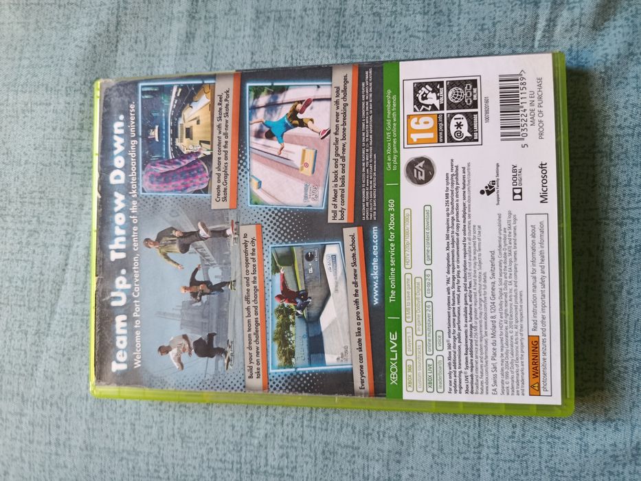 Skate 3 Classics Xbox 360  – Cu Manual