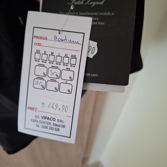 Costum barbati mărimea 52