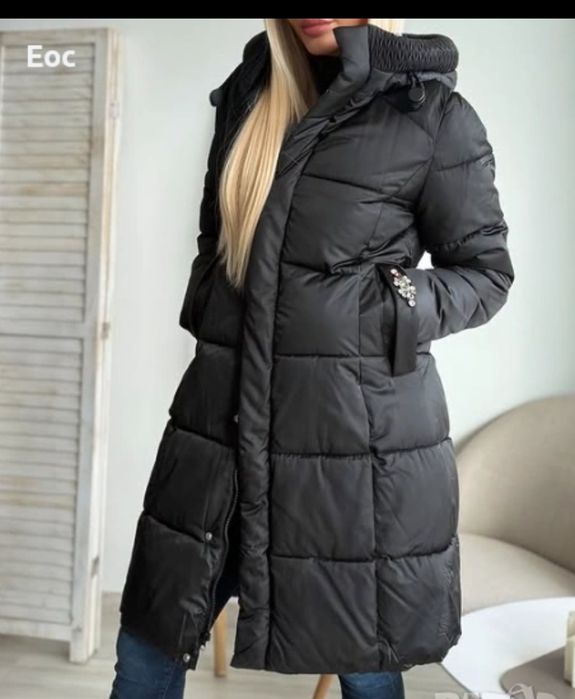 Дамско дълго  зимно яке