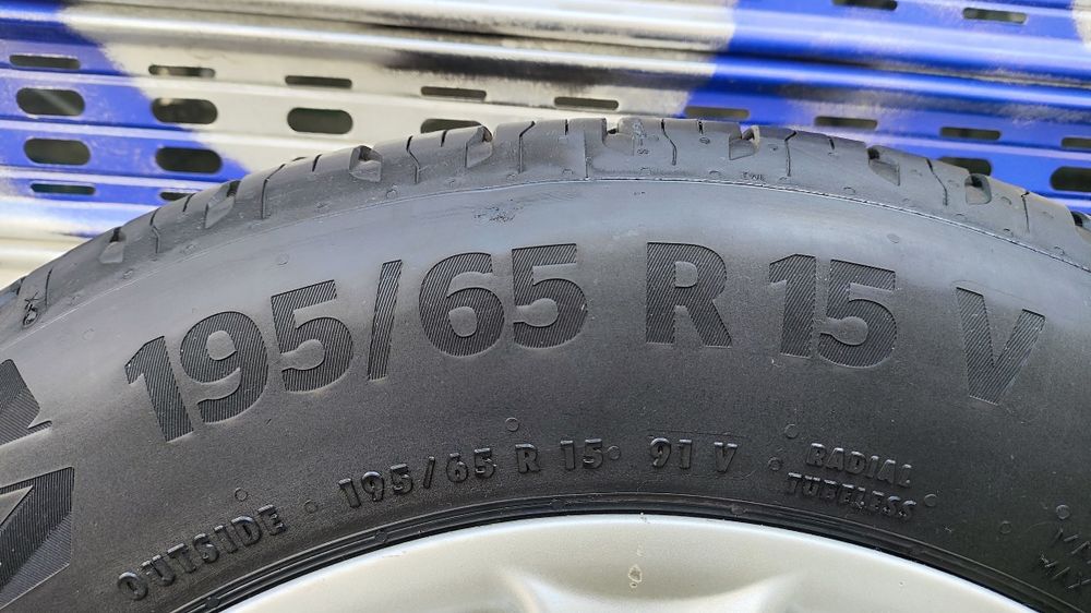 Алуминиеви джанти Rial 5x112 с летни гуми Continental 195/65/15