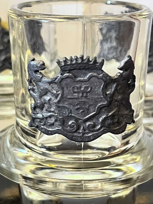 Set sase piese sfesnice cu decoratiuni metalice bibelouri bibelou