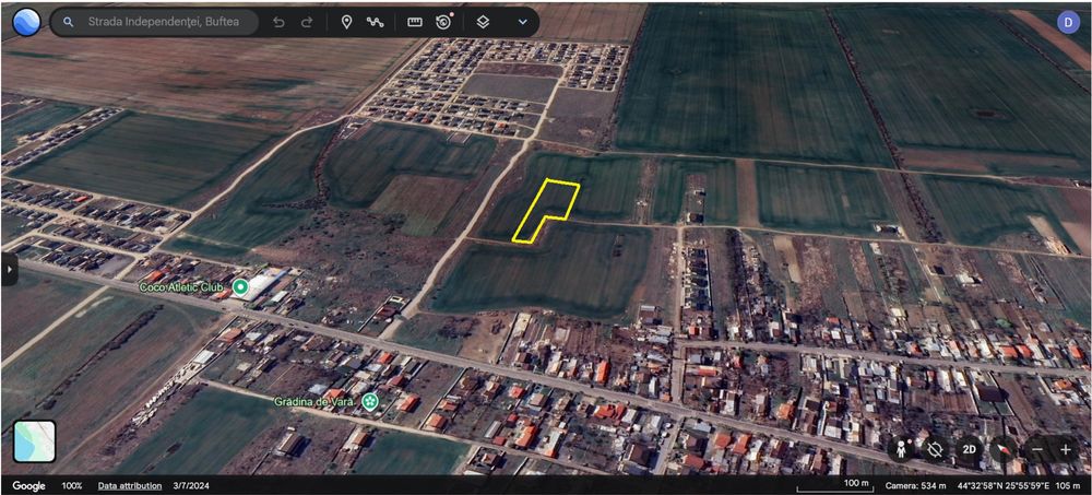 Buftea - Flǎmânzeni 3200mp